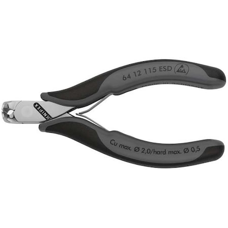 4 1/2 in ESD End Cutting Nipper Uninsulated MPN:64 12 115 ESD
