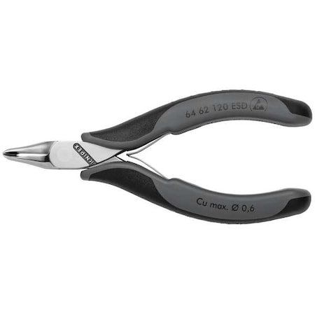 4 3/4 in ESD End Cutting Nipper Uninsulated MPN:64 62 120 ESD
