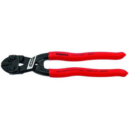 8 in. Knipex CoBolt Fencing Compact Bolt Cutter with Plastic Grip MPN:71 01 200 R