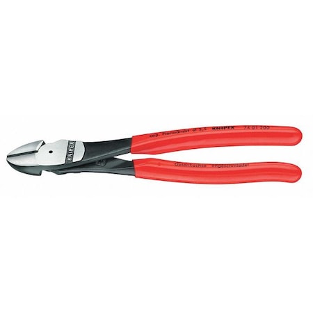 8 in 74 High Leverage Diagonal Cutting Plier Standard Cut Oval Nose Uninsulated MPN:74 01 200 SBA