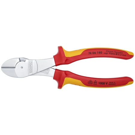 High Leverage Diagonal Cutters, 7 1/4 MPN:74 06 180