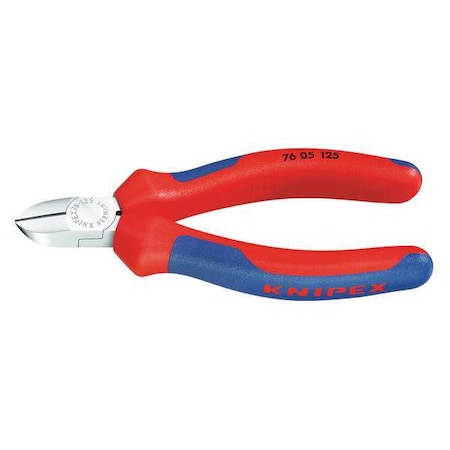 5 in 76 Diagonal Cutting Plier Standard Cut Oval Nose Uninsulated MPN:76 05 125