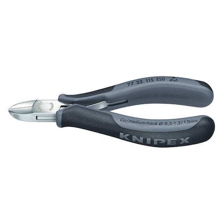 4 1/2 in Diagonal Cutting Plier Flush Cut Uninsulated MPN:77 22 115 ESD