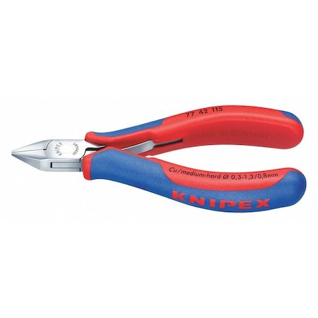 4 1/2 in 77 Diagonal Cutting Plier Flush Cut Pointed Nose Uninsulated MPN:77 42 115