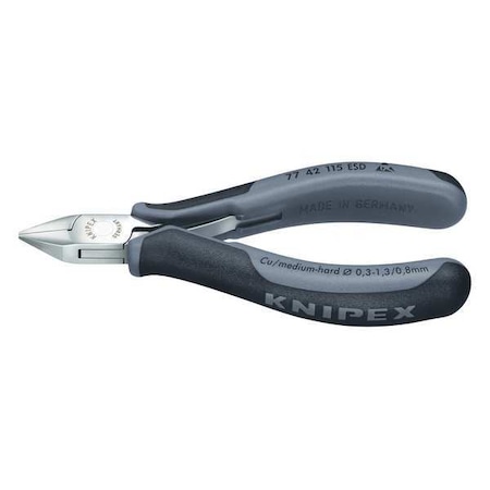 4 1/2 in Diagonal Cutting Plier Flush Cut Uninsulated MPN:77 42 115 ESD