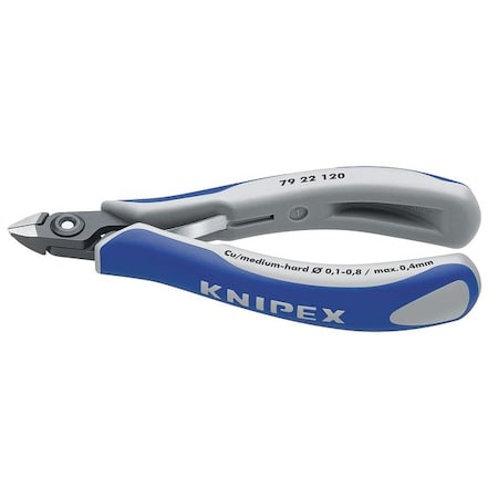 4 3/4 in Precision Diagonal Cutting Plier Flush Cut Uninsulated MPN:79 22 120