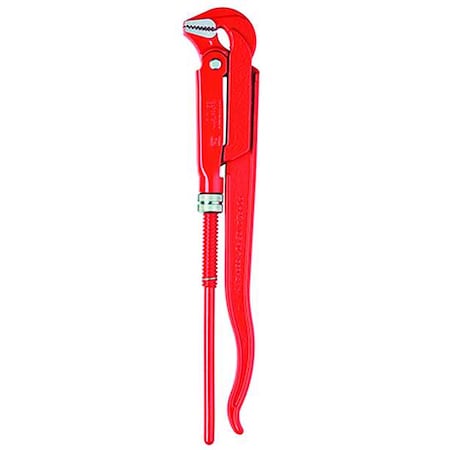 29 in L 5 1/8 in Cap. Alloy Steel Swedish Pipe Wrench MPN:83 10 040