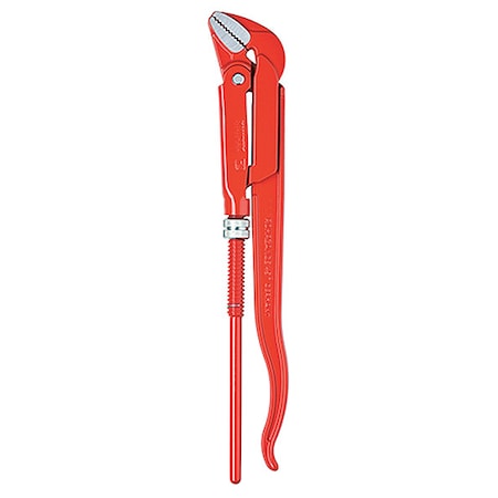 22 in L 2 3/4 in Cap. Alloy Steel Swedish Pipe Wrench MPN:83 20 020