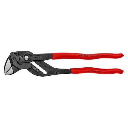 12.2 in Pliers Wrench / 86 01 series Black Pliers Wrench Smooth, Plastic Grip MPN:86 01 300