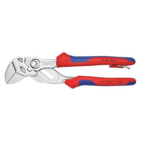 7 1/4 in V-Jaw Plier Wrench Smooth, Bi-Material Grip MPN:86 05 180 T BKA