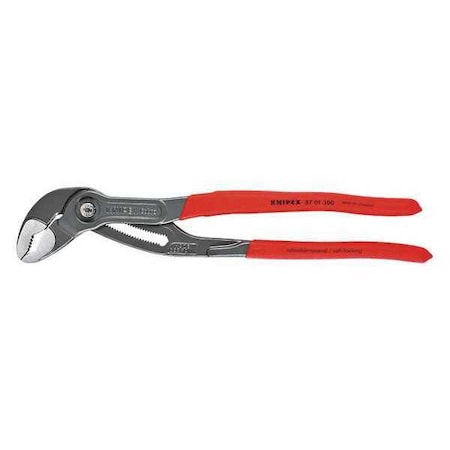 12 in V-Jaw Water Pump Plier Serrated, Plastic Grip MPN:87 01 300 SBA