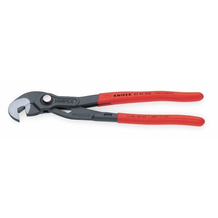10 in Straight Jaw Tongue and Groove Plier Smooth, Plastic Grip MPN:87 41 250 SBA