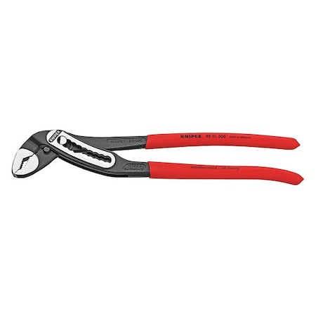 12 in V-Jaw Water Pump Plier Serrated, Plastic Grip MPN:88 01 300 SBA
