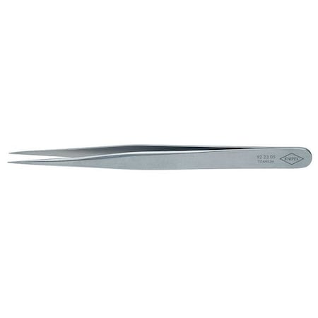 Tweezers, Needle, Straight, Titanium, 4-3/4 MPN:92 23 05