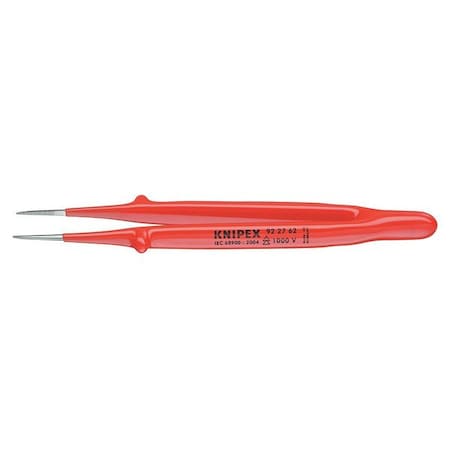 Insulated Precision Tweezers, Serrated Tip MPN:92 27 62