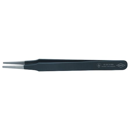 Precision Tweezers, SS, Straight, 4 21/32