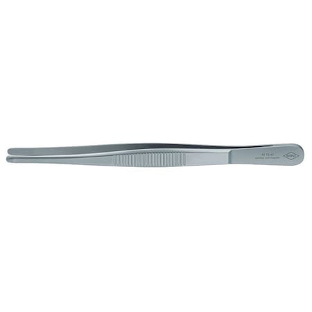 Tweezers, Blunt, Straight, Serrated, 5-3/4 MPN:92 72 45