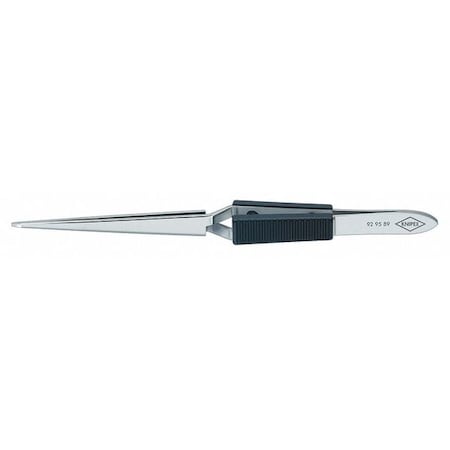 Cross Over Tweezers, SS, Straight, 6 1/2