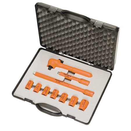 Insulated Socket Wrench Set, 10 pc. MPN:98 99 11 S4