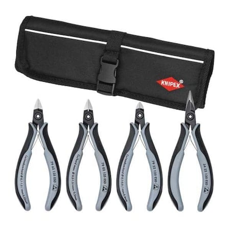 4 Piece Precision Plier Set Dipped Handle MPN:9K 00 80 10 US