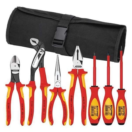 Insulated Tool Set, Tool Roll, 7-Pc MPN:9K 98 98 25 US