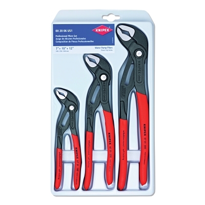 3-Pcs Cobra Pliers Set MPN:002006US1