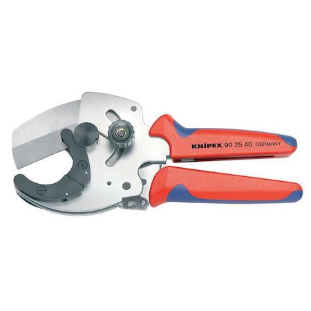 Plastic Pipe Cutter, Ratchet, 1-9/16 Cap MPN:90 25 40