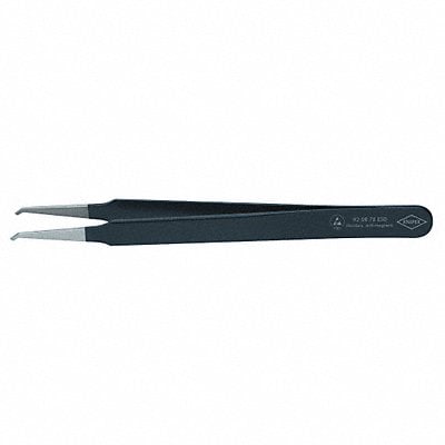 Tweezers ESD Bent Smooth 4-3/4 In Black MPN:92 08 78 ESD