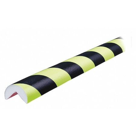 Corner Guard, Rounded, Fluorescent Bk/Yl MPN:60-6702-4