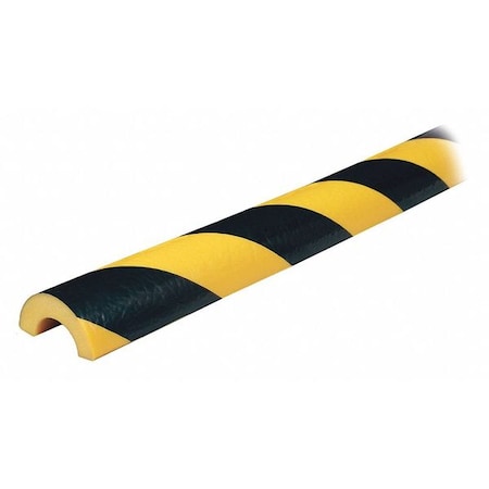Corner Guard, Rounded, Black/Yellow MPN:60-6792