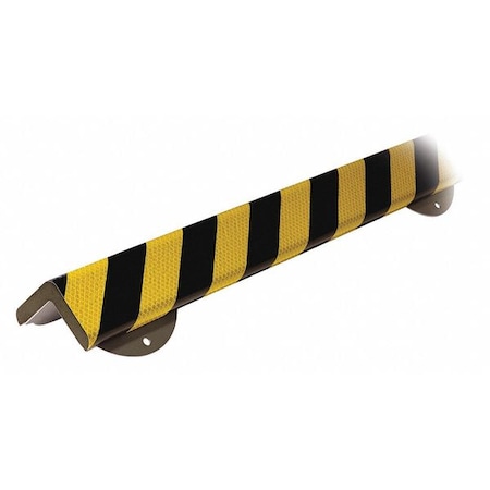 Corner Guard, Flat, Reflective Bk/Yl MPN:60-6862-1