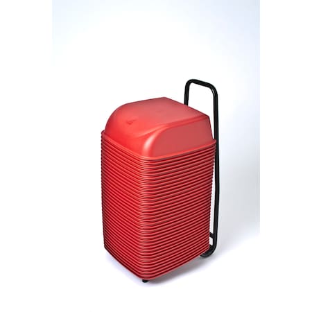 Cinema Seats, Rolling Cart, Red, PK36 MPN:KB424-03