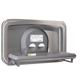 Koala Kare® Horizontal Baby Changing Table Wall Mounted - Stainless Steel KB310-SSWM KB310-SSWM