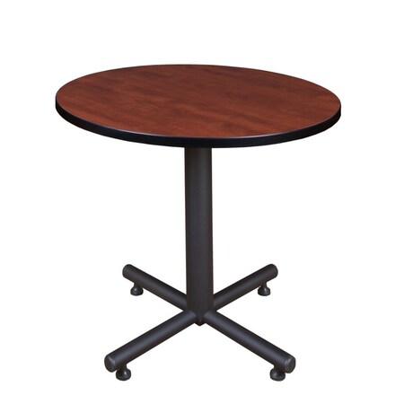 Round Tables > Breakroom Tables > Kobe Square & Round Tables, Wood, Metal Top, Cherry MPN:TKB30RNDCH