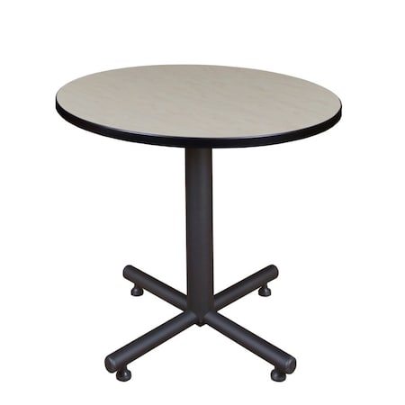 Kobe Square & Round Tables, Wood, Metal Top, Maple MPN:TKB30RNDPL