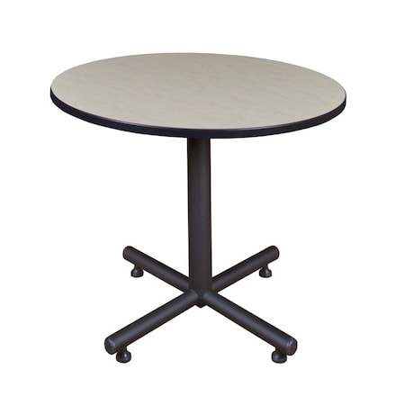 Round Tables > Breakroom Tables > Kobe Square & Round Tables, Wood, Metal Top, Maple MPN:TKB36RNDPL