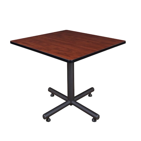 Square Tables > Breakroom Tables > Kobe Square & Round Tables, Wood, Metal Top, Cherry MPN:TKB4242CH
