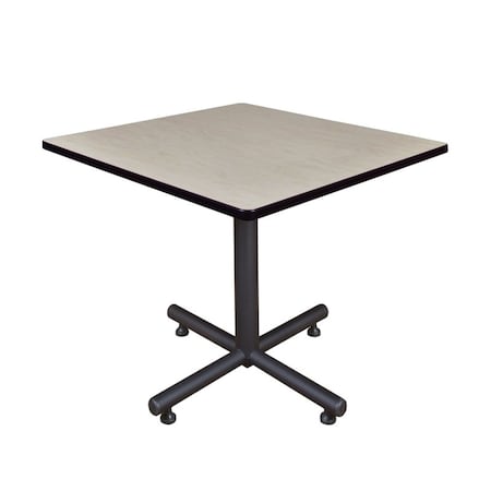 Square Tables > Breakroom Tables > Kobe Square & Round Tables, Wood, Metal Top, Maple MPN:TKB4242PL