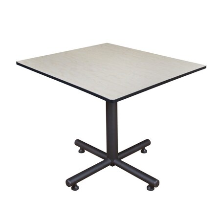 Square Tables > Breakroom Tables > Kobe Square & Round Tables, Wood, Metal Top, Maple MPN:TKB4848PL