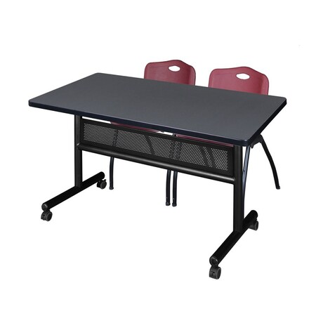 Rectangle Mobile table, 48