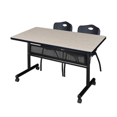 Rectangle Mobile table, 48