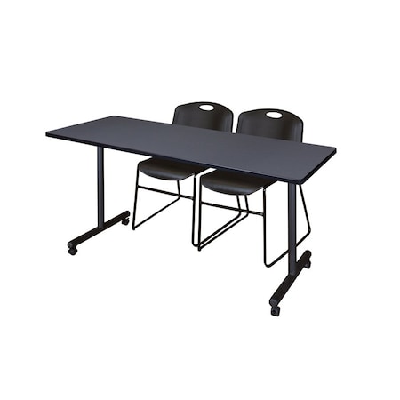 Rectangle Mobile table, 60