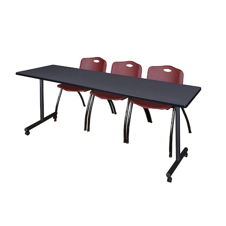 Rectangle Mobile table, 84