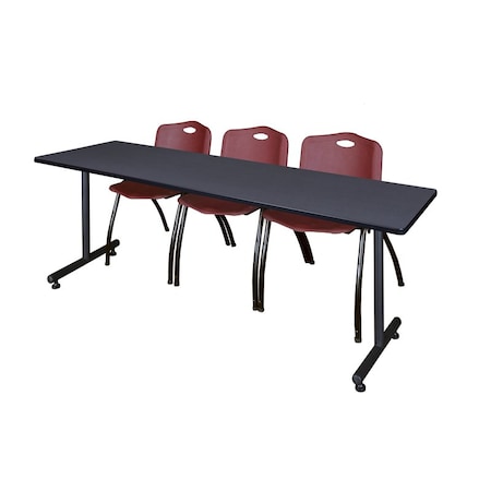 Rectangle Training Table, 84