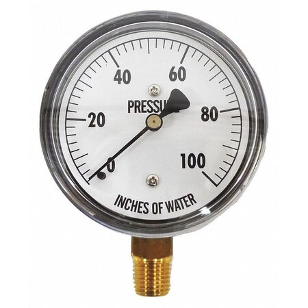 Low Pressure Gauge, Bottom, 100