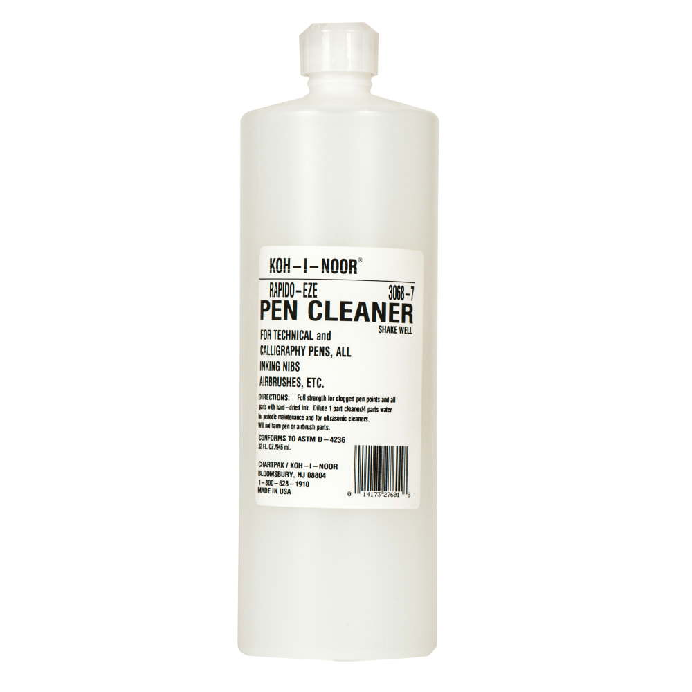 Koh-I-Noor Rapido-Eze Pen Cleaner, 32 Oz MPN:30687