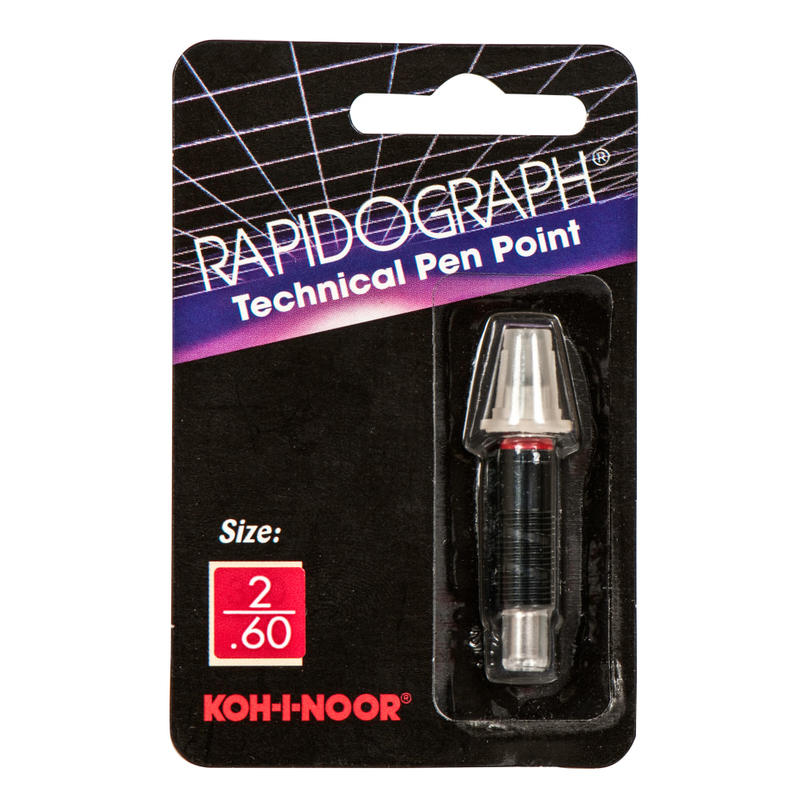 Koh-I-Noor Rapidograph No. 72D Replacement Point, 2, 0.6 mm MPN:72D.2