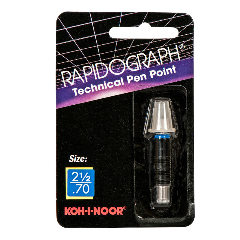 Koh-I-Noor Rapidograph No. 72D Replacement Point, 2.5, 0.7 mm MPN:72D.25