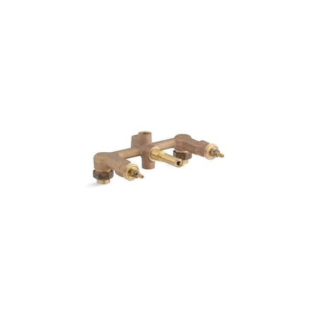 Ceramic Wall-Mount 3-Handle Valve System MPN:K-303-K-NA