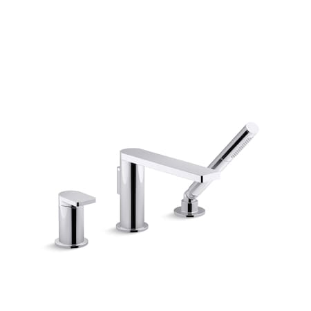 Composed Single-Handle Deck-Mount Bat MPN:73078-4-CP